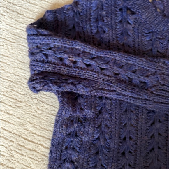 NWT Sweater Purple Crew - Picture 4 of 8